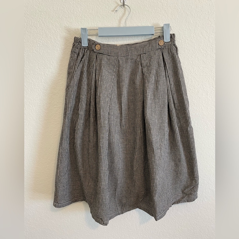 Patterned Knee Length Skirt (Roolee)